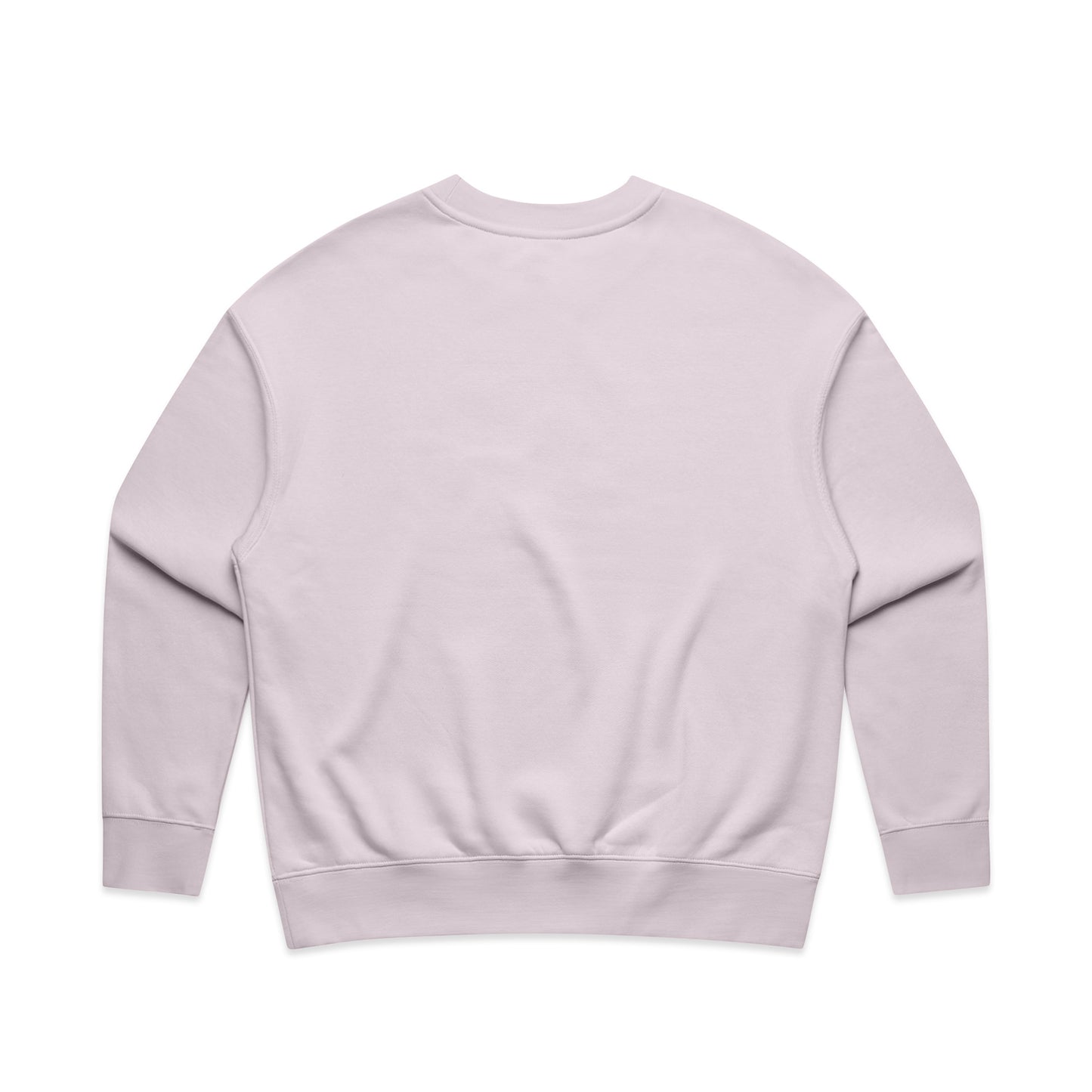 Women’s Pink Monochrome Embroidered Sweatshirt | Relaxed Fit, Mid-Weight Fleece by Vived-Mota Co.
