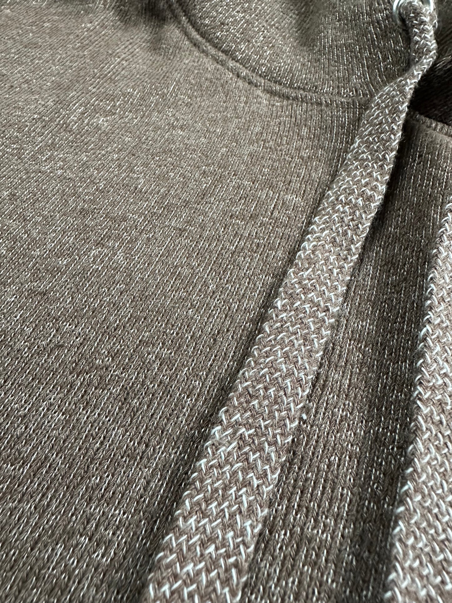The Alpine Knit Hoodie – Brown | Unisex Plush Textured Sweatshirt