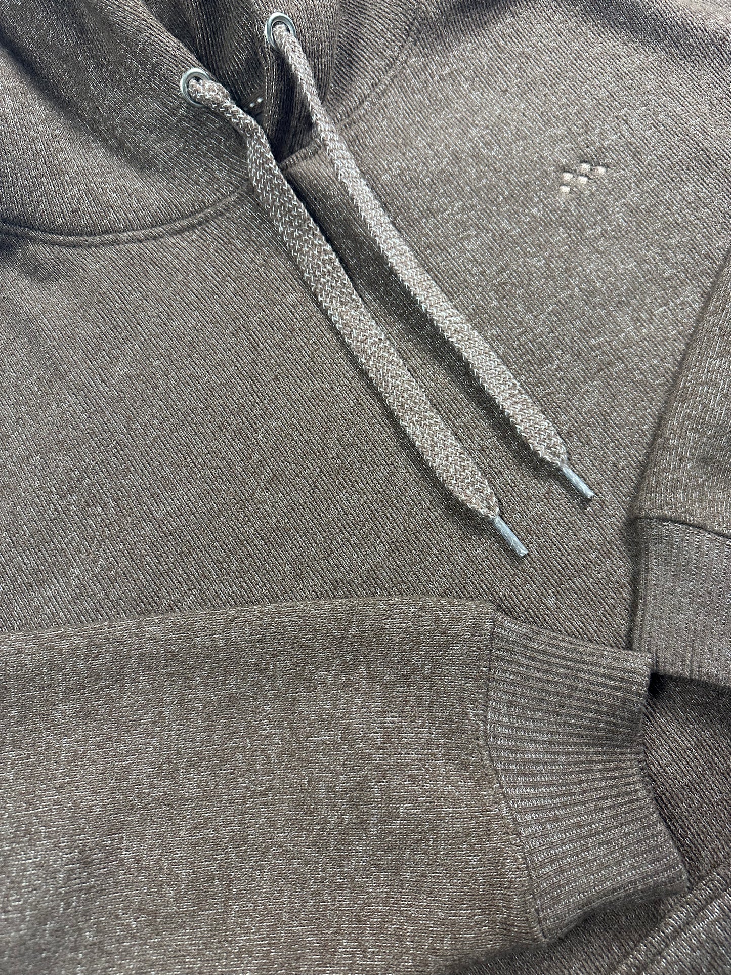 The Alpine Knit Hoodie – Brown | Unisex Plush Textured Sweatshirt
