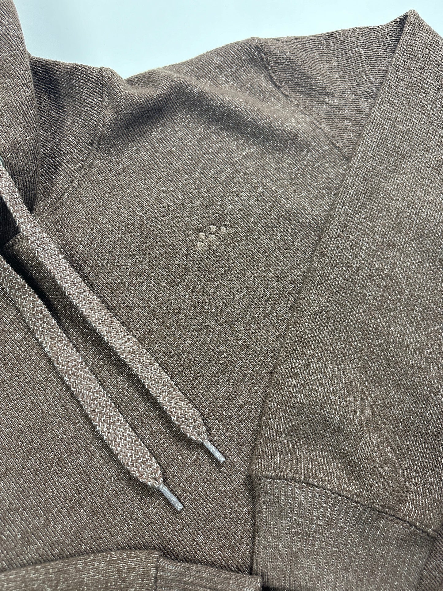The Alpine Knit Hoodie – Brown | Unisex Plush Textured Sweatshirt