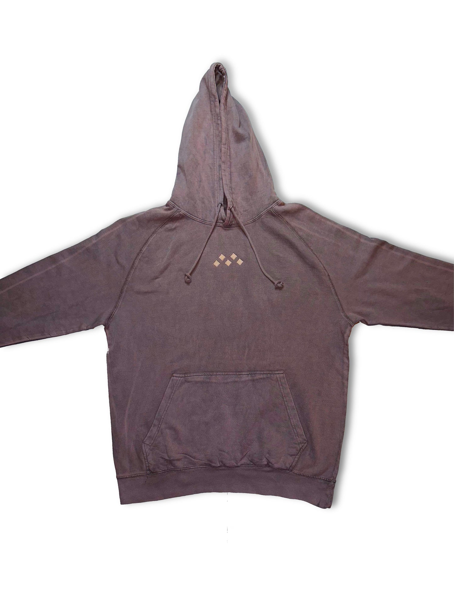Vived-Mota Co. Embroidered Vintage Mineral Wash Hoodie “Dusty Mauve”