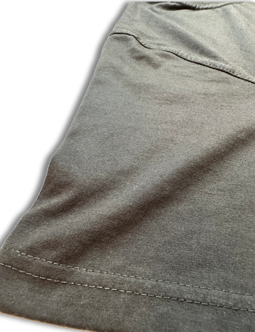 Vived-Mota Co. Genuine Short Sleeve Shirt "Charcoal" (Fold-Up Fit Option)
