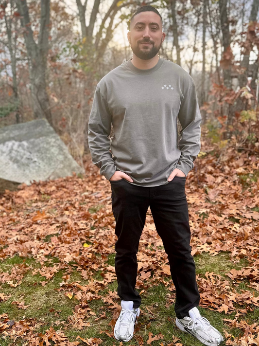 Men’s Faded Grey Heavy Long Sleeve — Vived-Mota Co.