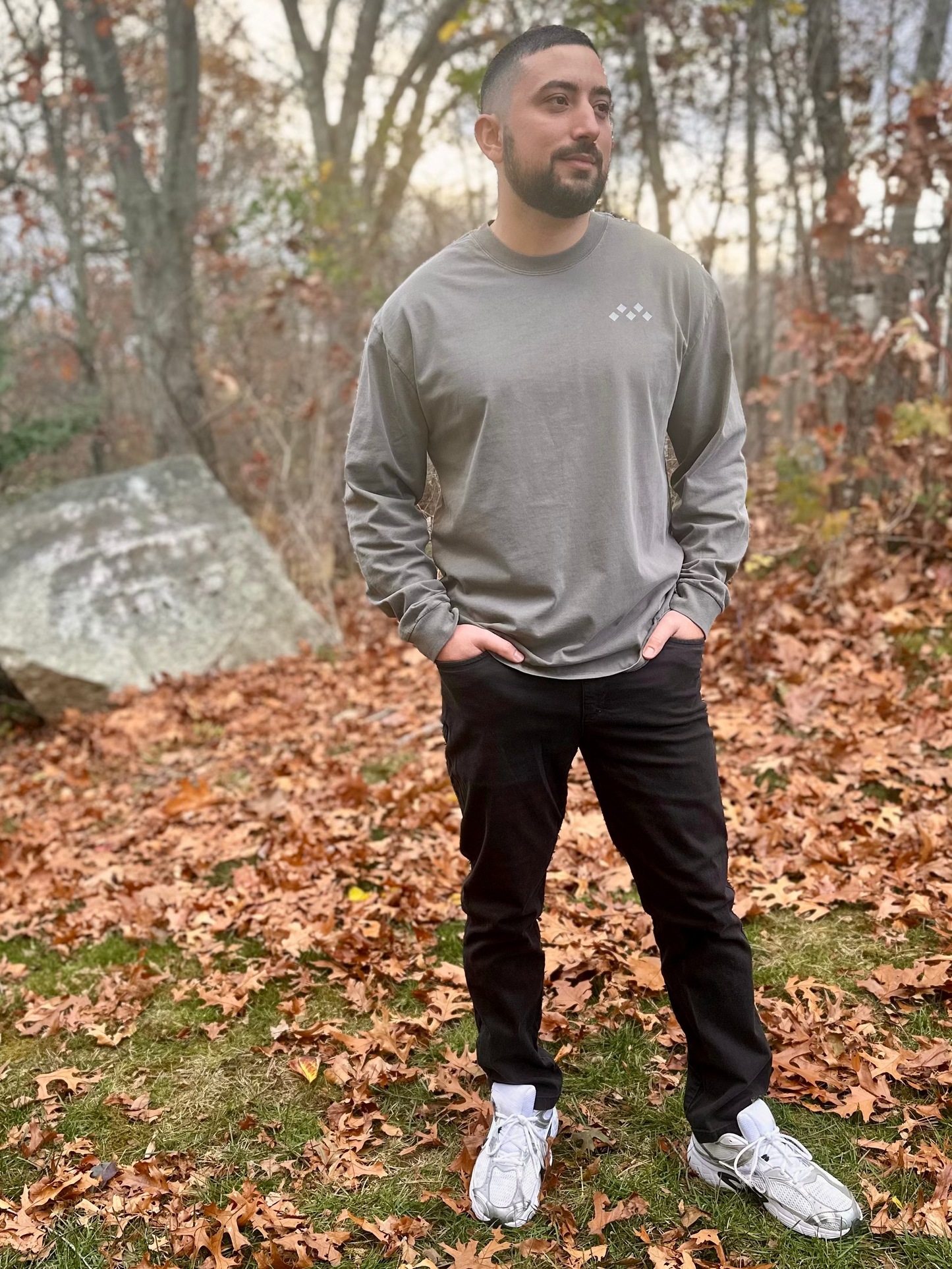 Men’s Faded Grey Heavy Long Sleeve — Vived-Mota Co.