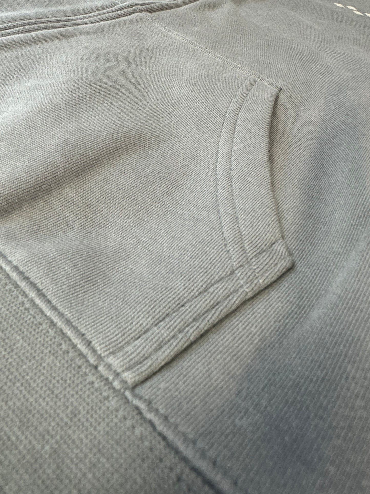 Men's Grey Full Zip Hoodie | Signature Suede-Touch Edition | Vived-Mota Co.