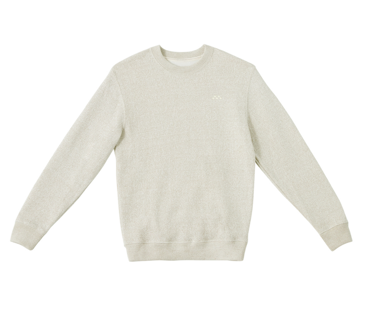 The Alpine Knit Crewneck – Chai | Unisex Plush Textured Sweatshirt